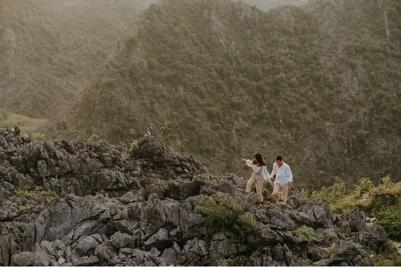 The majestic Dong Van Karst Plateau, a living geological masterpiece.