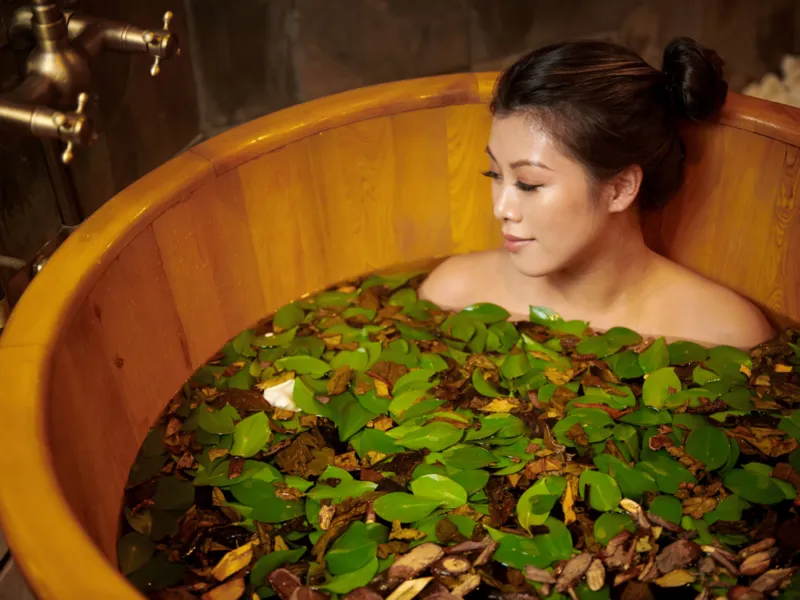 giá tắm lá thuốc ở sapa