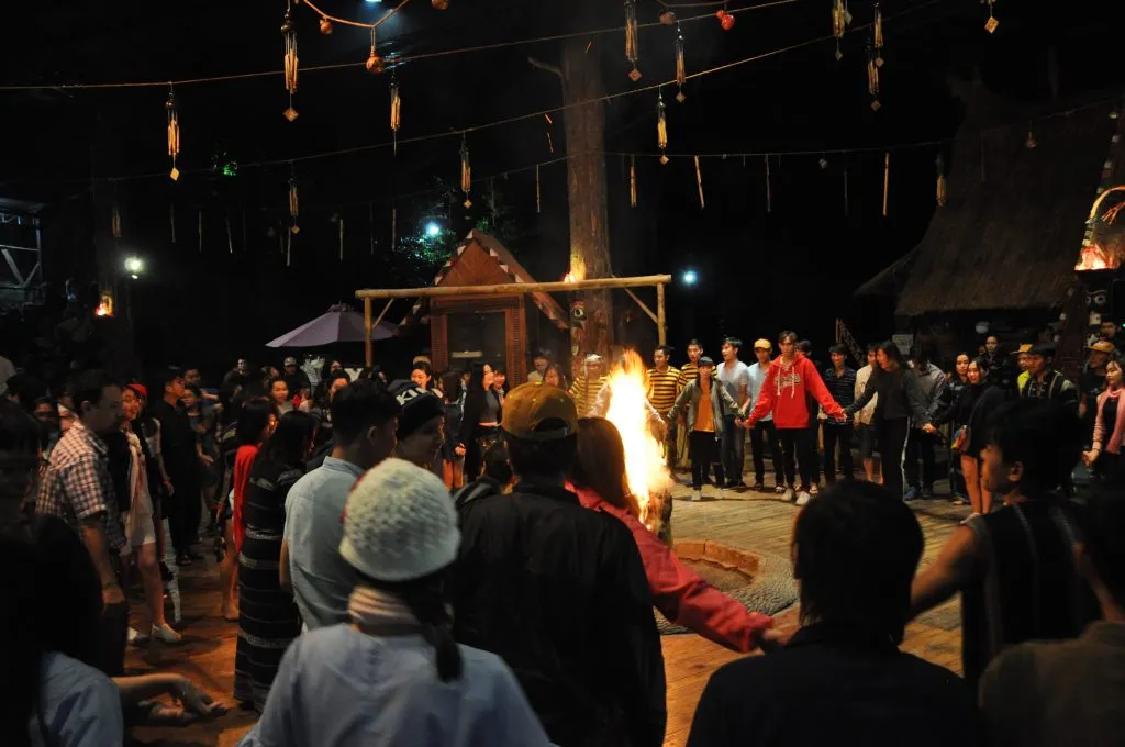 Cultural exchange at the Gong Culture Village in Tay Nguyen