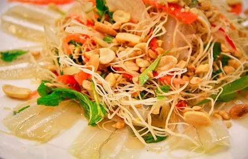 Goi ca mai Nha Trang, a specialty dish