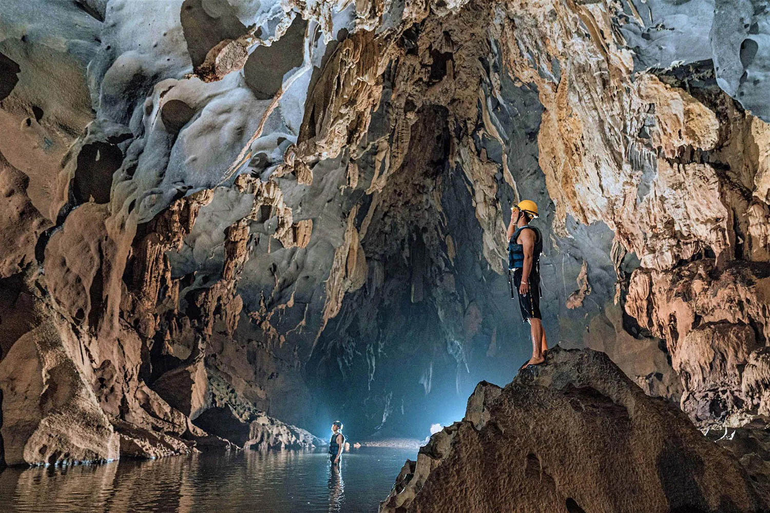 Dark Cave with mysterious and eerie beauty