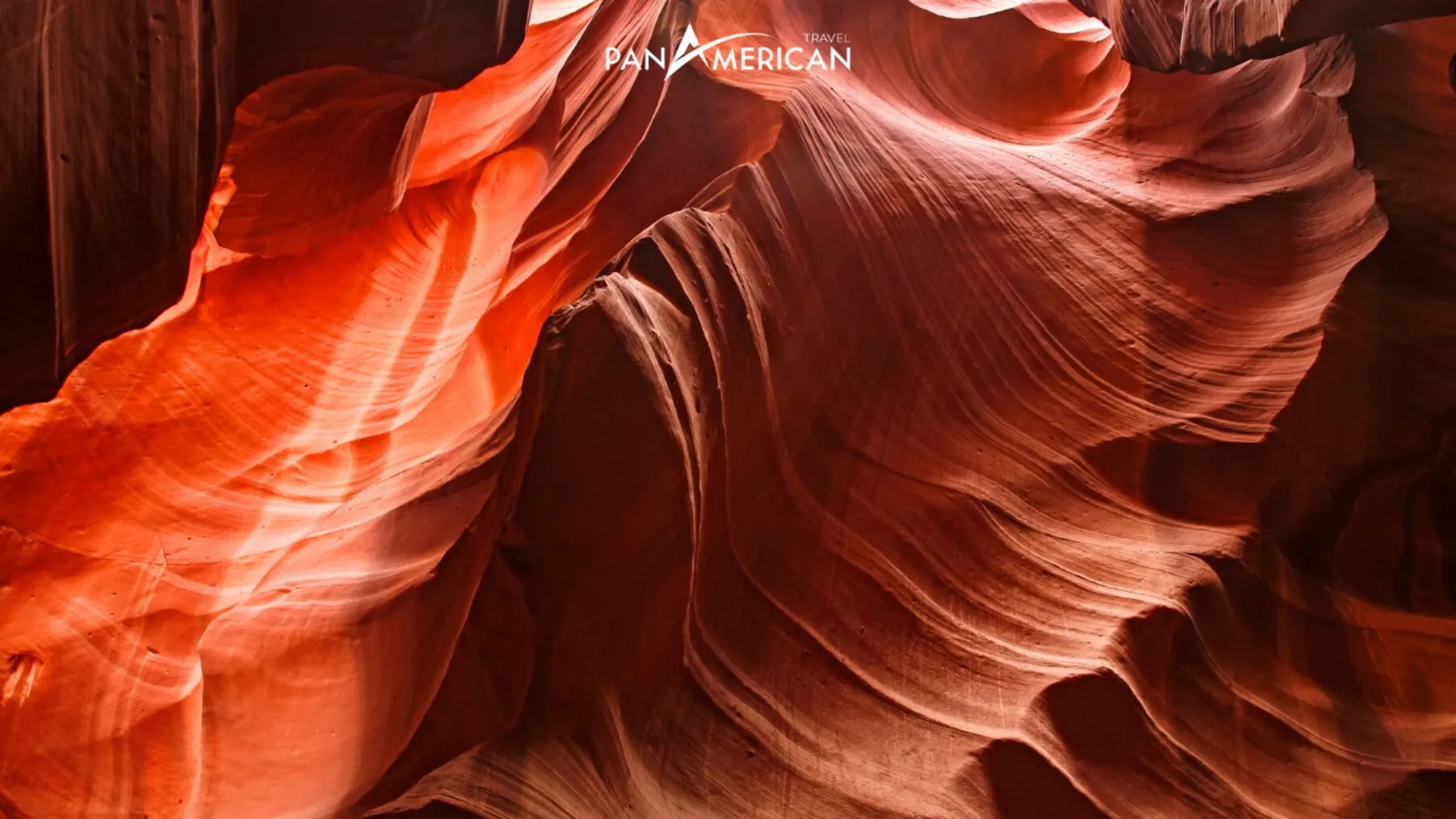 Antelope Canyon with unique rock patterns and magical light
