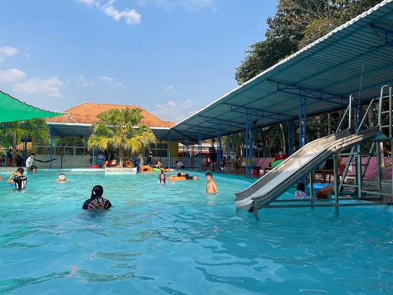 Swimming pool at Dot Champa Ecotourism Area