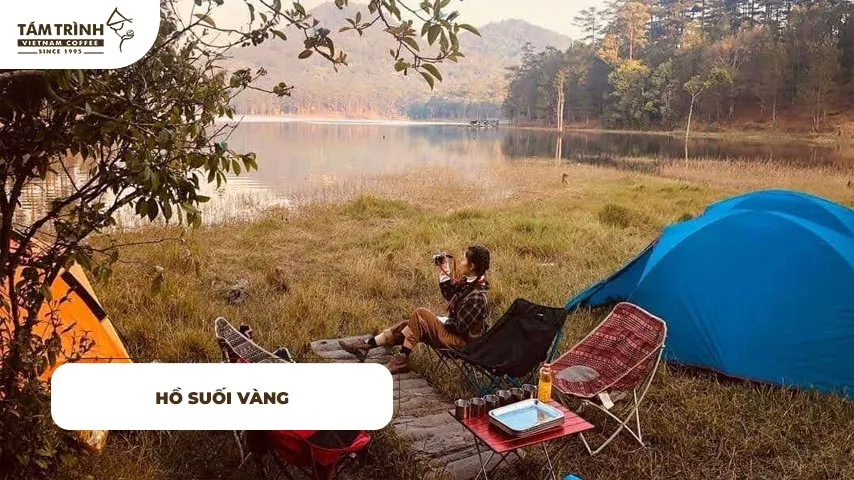 Hồ Suối Vàng Đà Lạt điểm cắm trại lý tưởng