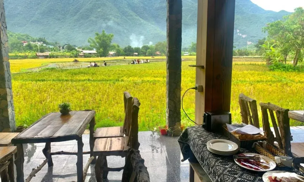 Homestay mang lại không gian yên bình và thư thái cho khách lưu trú tại Mai Châu