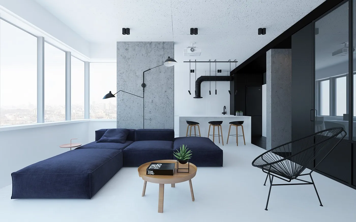 Homestay phong cách Minimalism với không gian tối giản và hiện đại