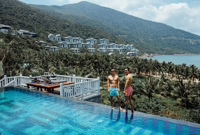 InterContinental Danang Sun Peninsula Resort nhìn từ trên cao