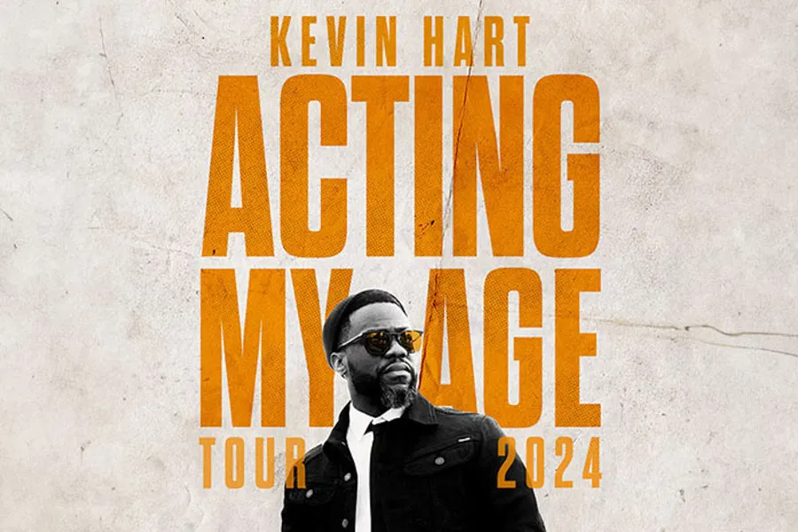Kevin Hart: Acting My Age tour poster