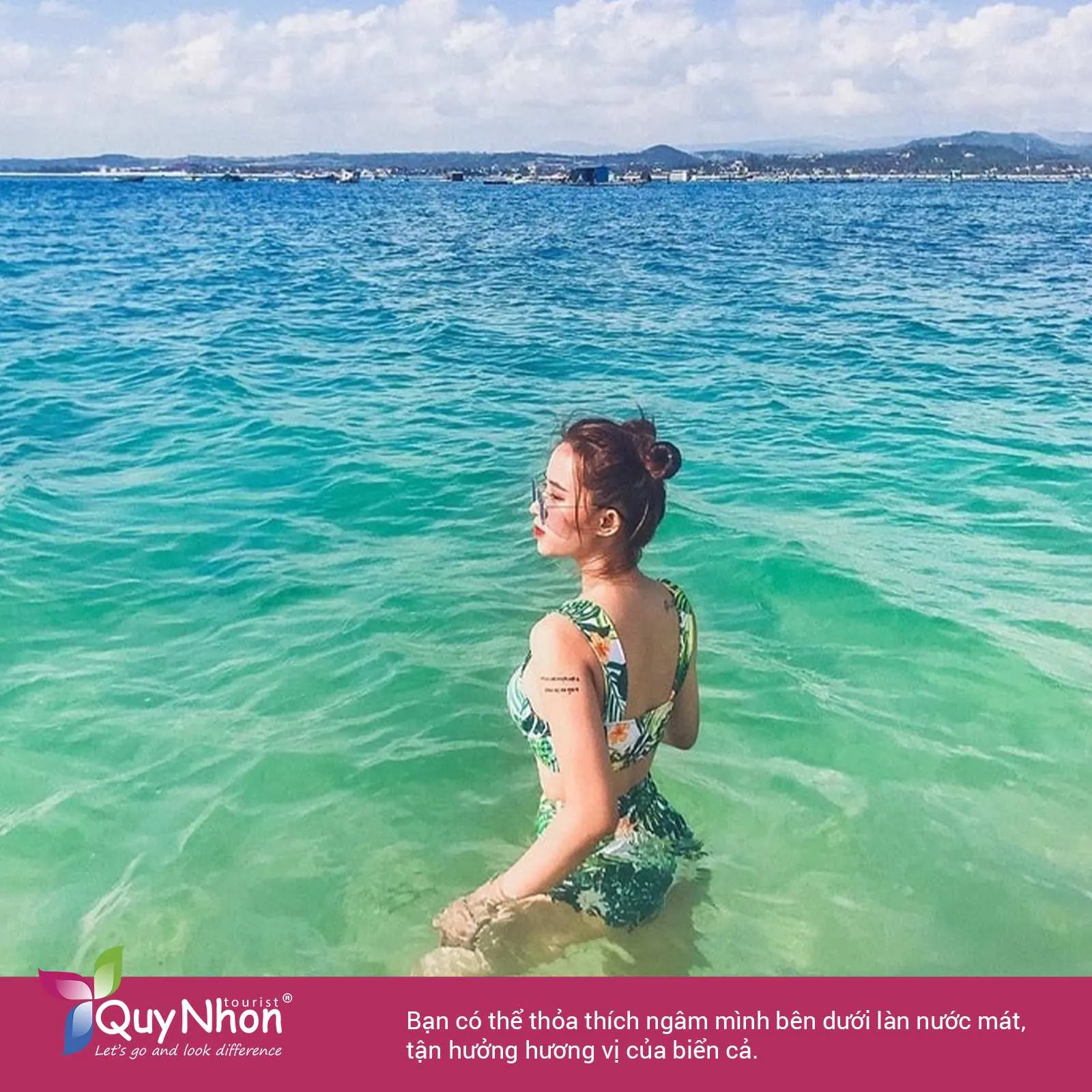 Khám phá Bãi Xếp Quy Nhơn đắm mình trong bãi biển xanh mát.