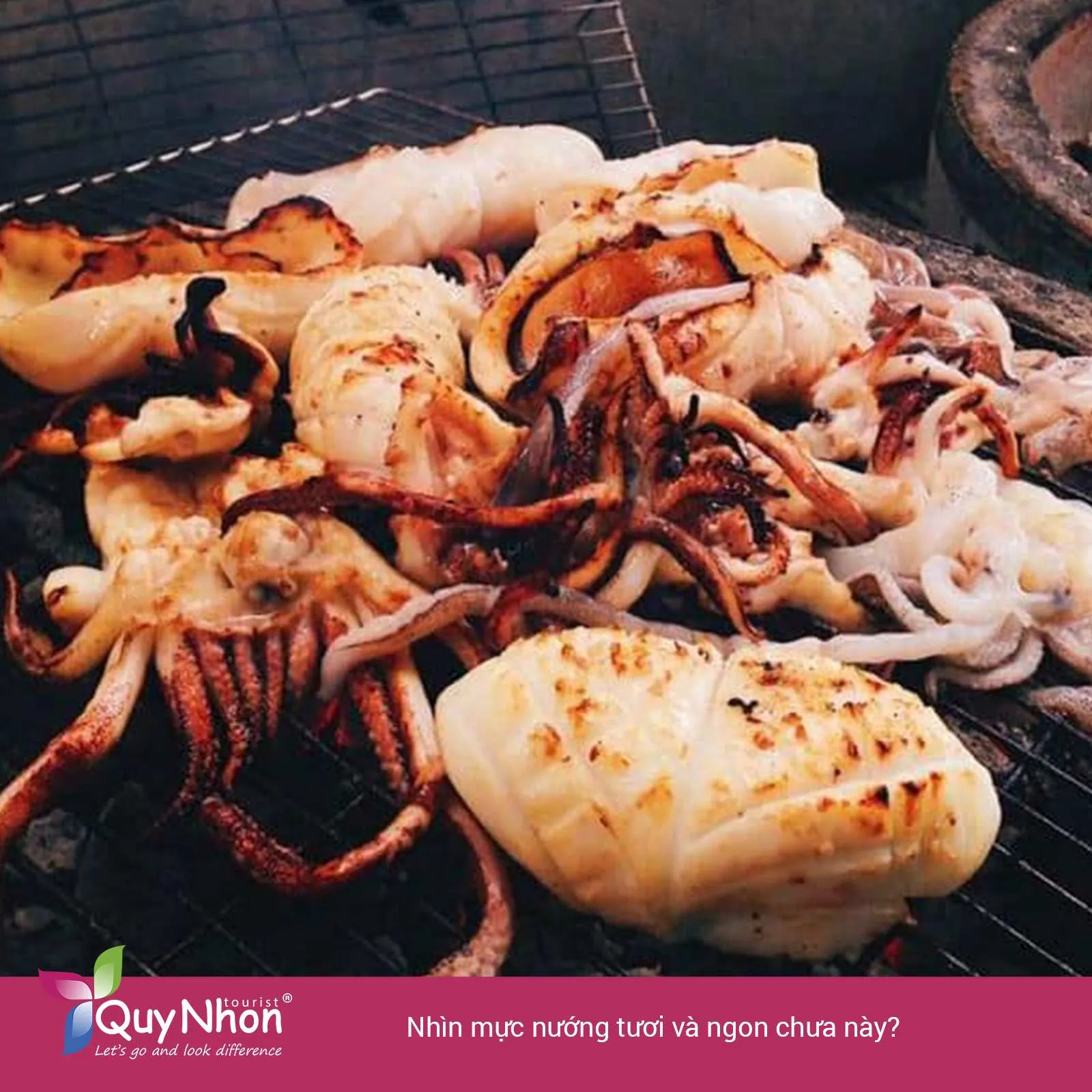 Khám phá làng chài Bãi Xếp Quy Nhơn hải sản tươi ngon chế biến tại chỗ.