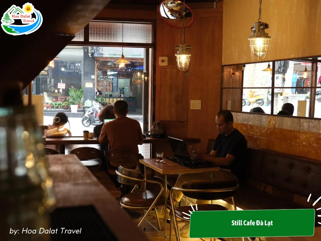 Peaceful and vintage space inside Still Cafe