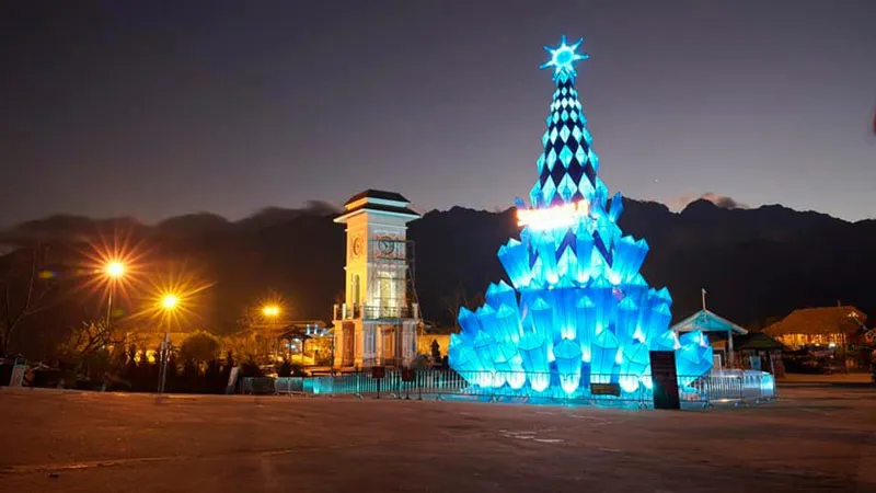 Winter festival atmosphere at Sun World Fansipan Legend