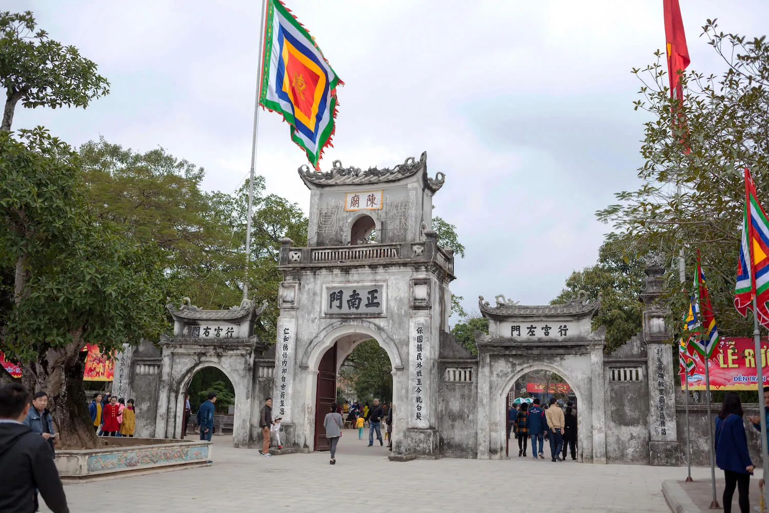 Tran Temple Relic Site in Nam Dinh, dedicated to the Tran Dynasty kings and the famous Opening Seal Festival.