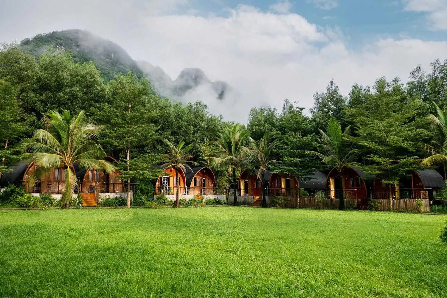 Khu nhà Farm với thiết kế độc đáo tại Chày Lập Farmstay.