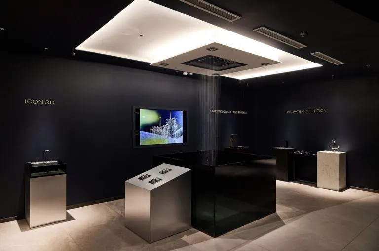 Khu vực trưng bày sản phẩm GROHE tại LIXIL Experience Center Hà Nội