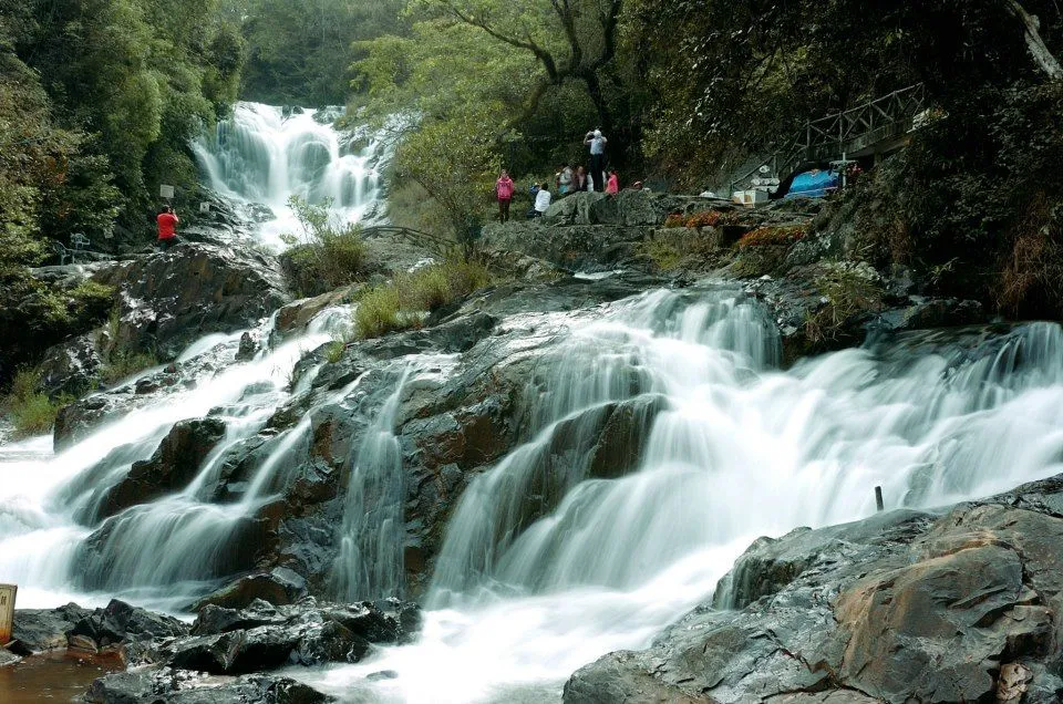 Datanla Waterfall scenery associated with a love legend
