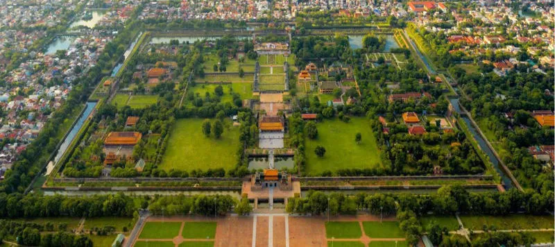 Unique and exquisite architecture at Hue Citadel