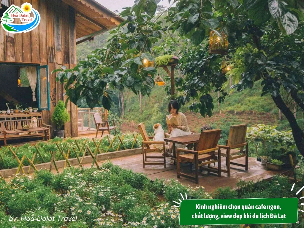 Tips for choosing delicious, quality, scenic coffee shops when traveling to Da Lat