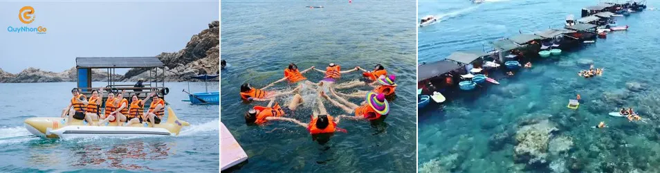 Snorkeling at Bai Dua, an unmissable experience on a Quy Nhon beach tour