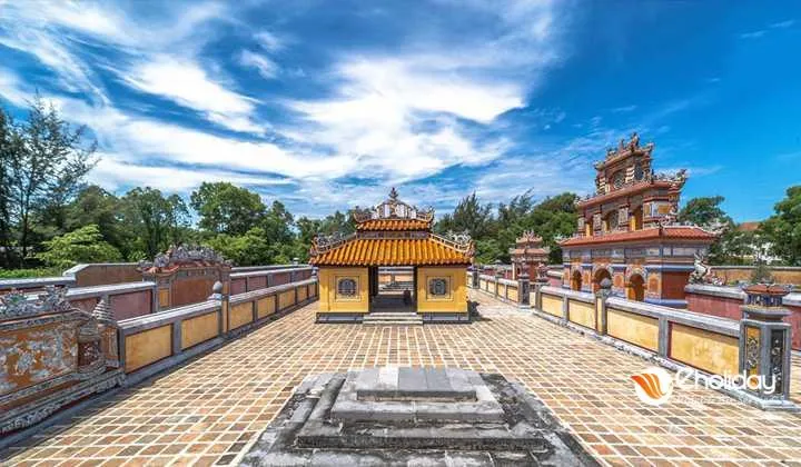 Duc Duc Tomb (An Tomb), a royal tomb in Hue, Vietnam, resting place of three emperors.
