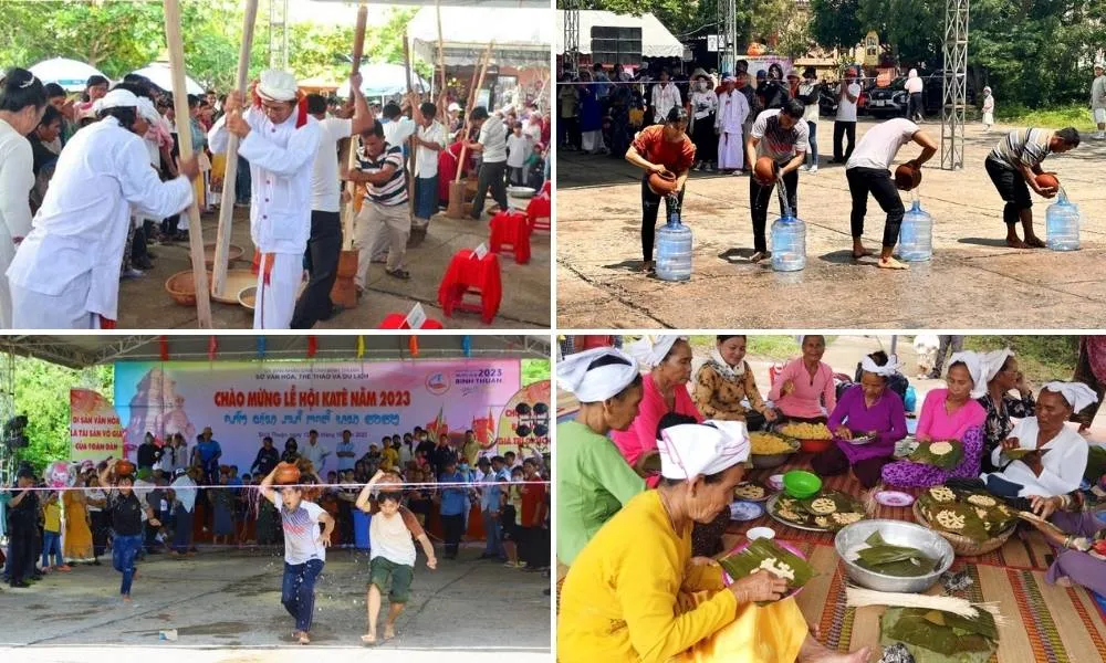 The festival is also a vibrant playground with many unique folk games