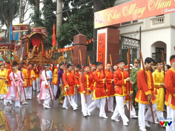 Festival in Van Phuc silk village