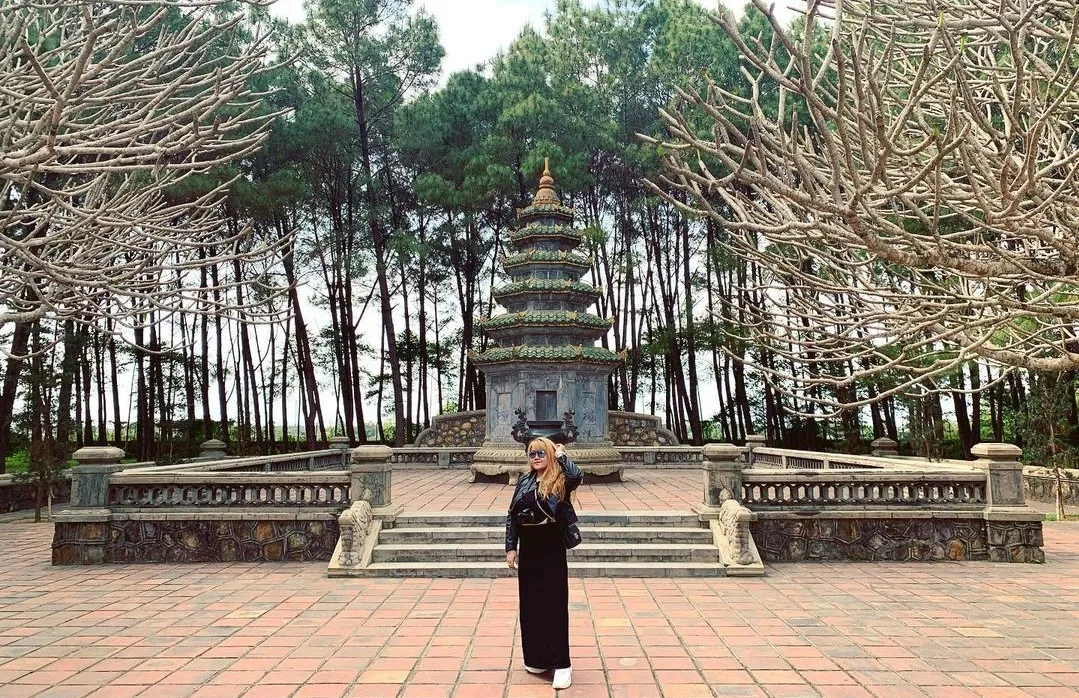 The tomb tower of Venerable Thich Don Hau