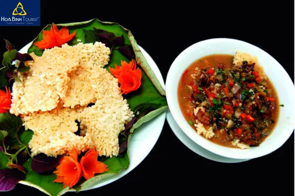 Ninh Binh crispy rice crust, a crispy and delicious specialty