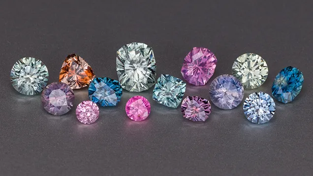 Montana fancy color sapphires