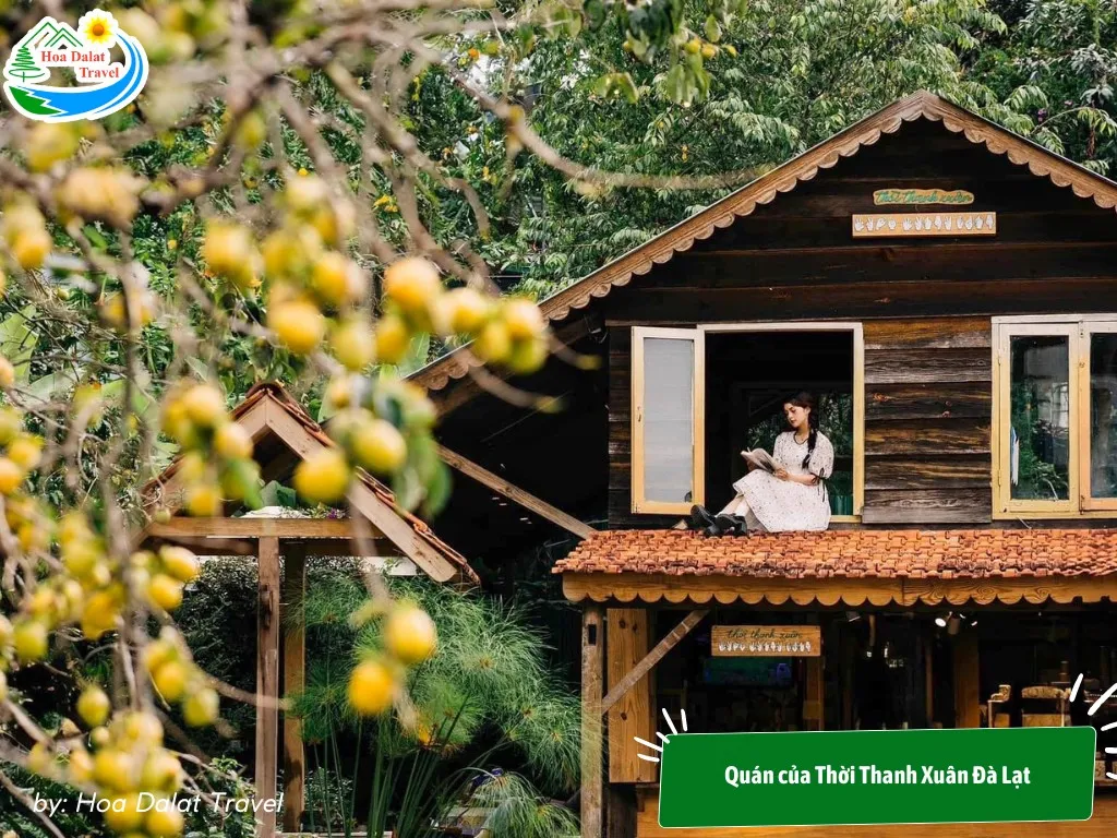 A beautiful photo corner at Quan Cua Thoi Thanh Xuan