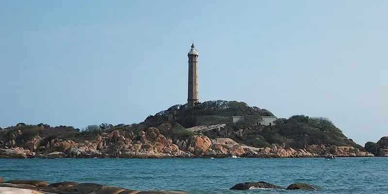 Ke Ga Cape with an ancient lighthouse and pristine beach.