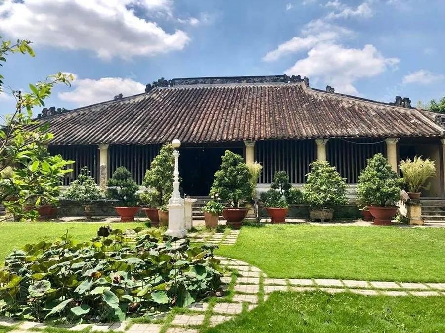 Ancient house in the Vinh Long Ancient House ecotourism area.