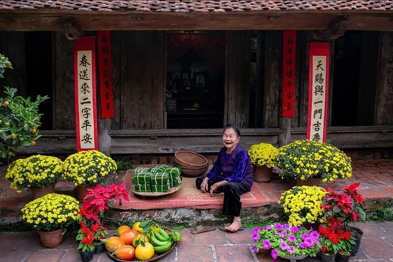 The ancient house of Mrs. Dien in Duong Lam
