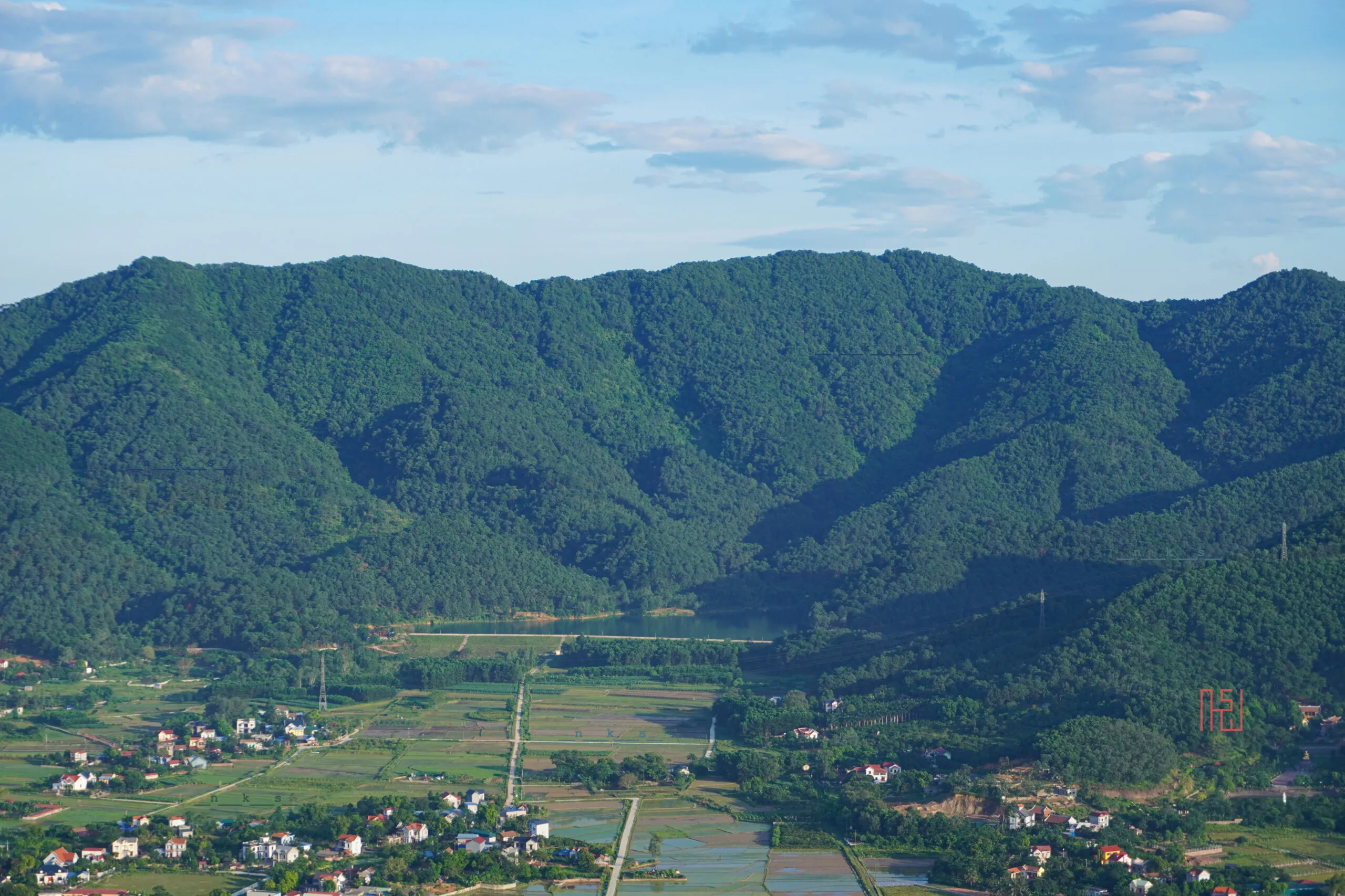 Ham Lon Mountain, known as the "Roof of Hanoi"