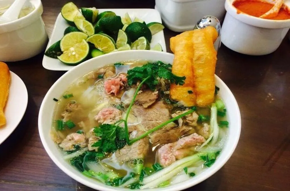Pho Ly Quoc Su, a well-known pho brand with multiple locations in Hanoi.