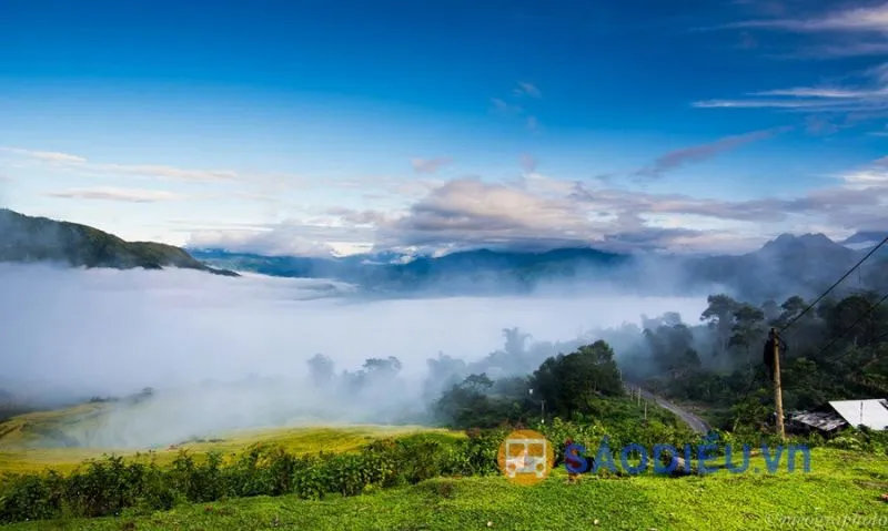Mystical Y Ty rice terraces hidden in clouds
