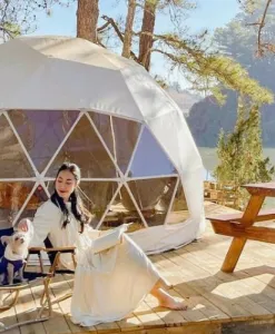 Enjoy the green space at L-Camping Coffee