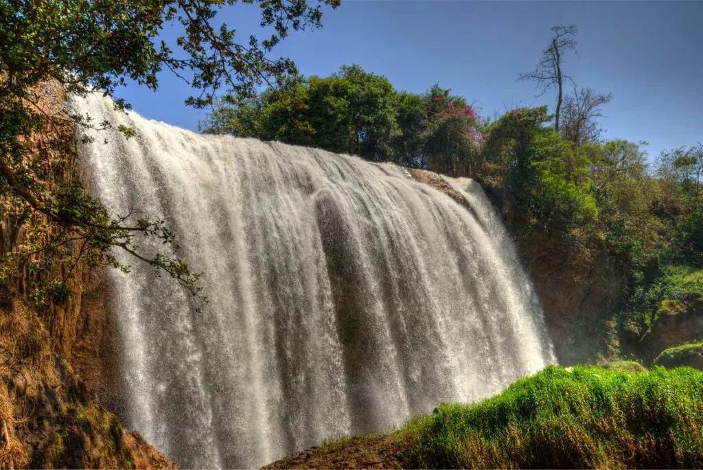 Elephant Waterfall showcasing the untouched beauty of the mountains and forests