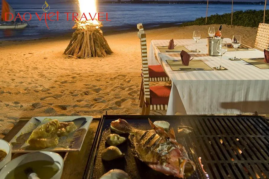 Beach BBQ party