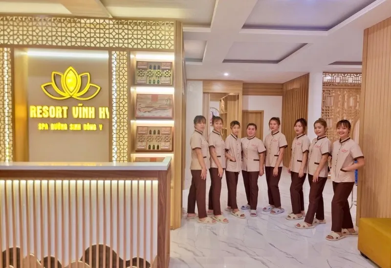 Tiện ích spa được nhiều người lựa chọn để thư giãn tại Vĩnh Hy resort