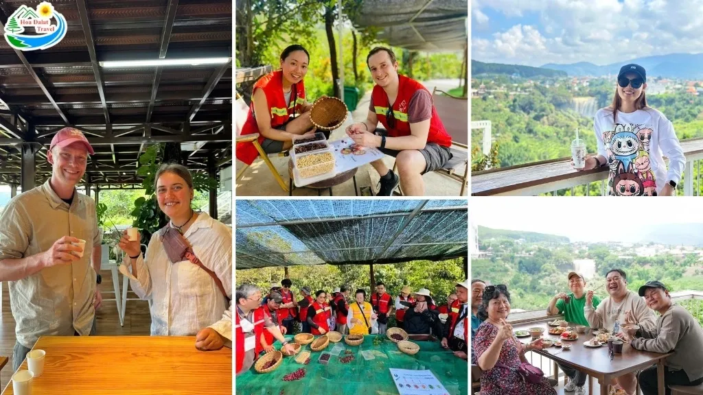 Interesting coffee experience tour in the unique natural space of Tam Trinh Coffee