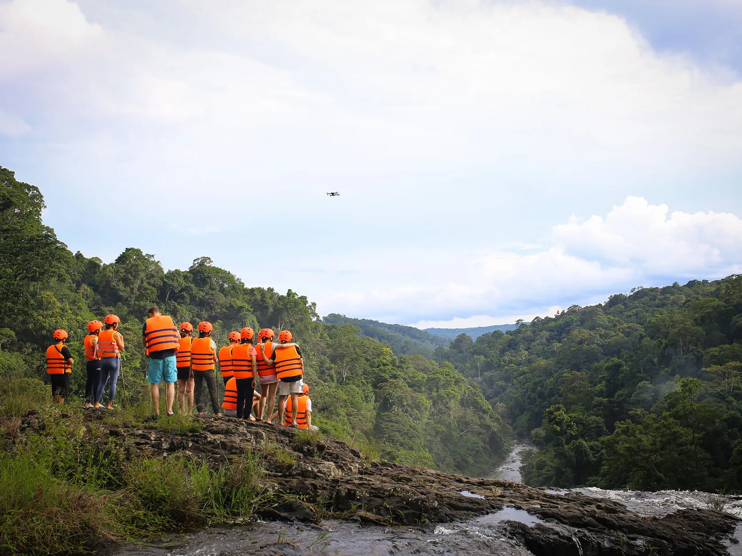 Headquarters of Kon Chu Rang Nature Reserve, the starting point for trekking to K50 Waterfall