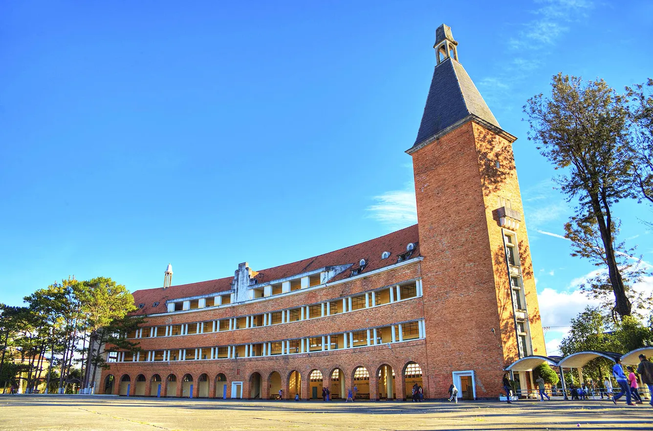 Da Lat Pedagogical College with unique architecture