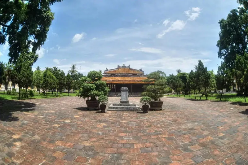 Ancient and solemn Quoc Tu Giam Hue
