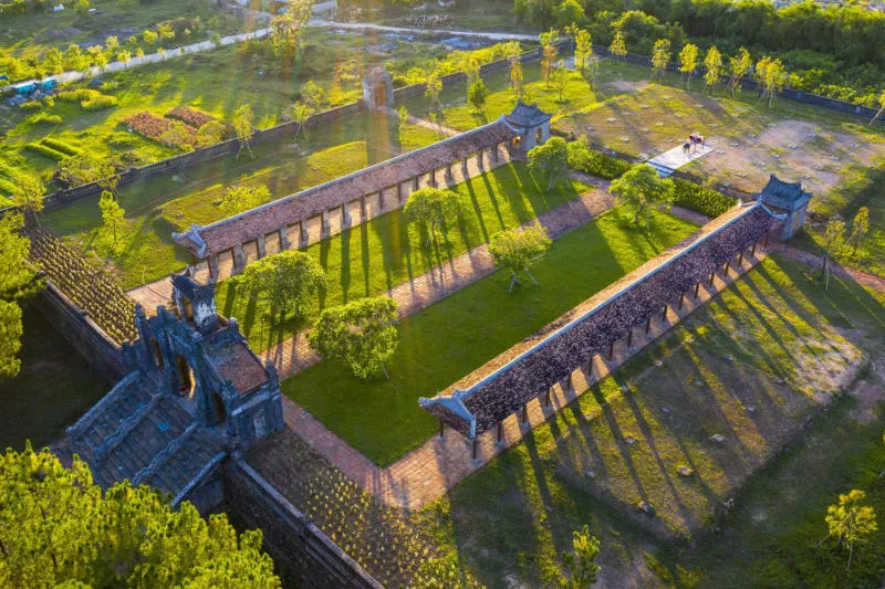Solemn and ancient Van Thanh Mieu Hue