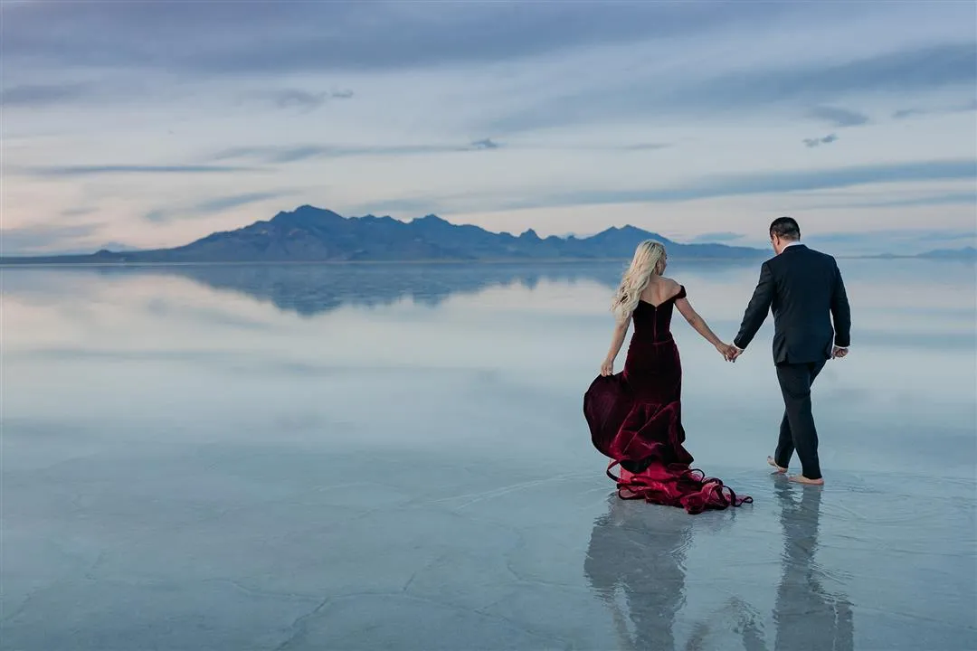 Unique beauty of Bonneville Salt Flats