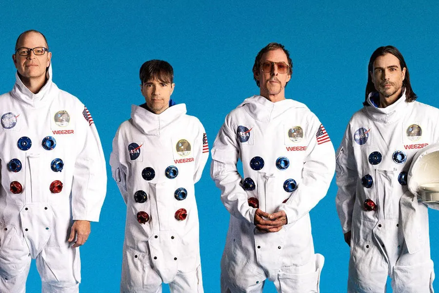 Weezer: Voyage to the Blue Planet 2024 tour poster