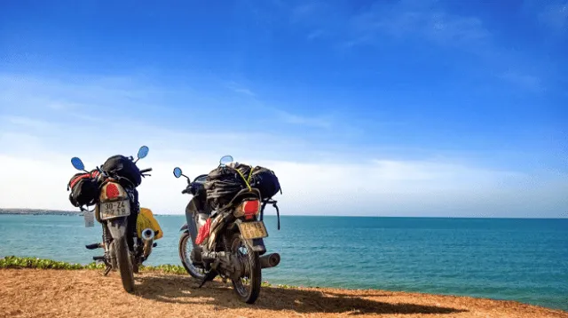 Motorbike, a popular means of transport for Can Gio tourism